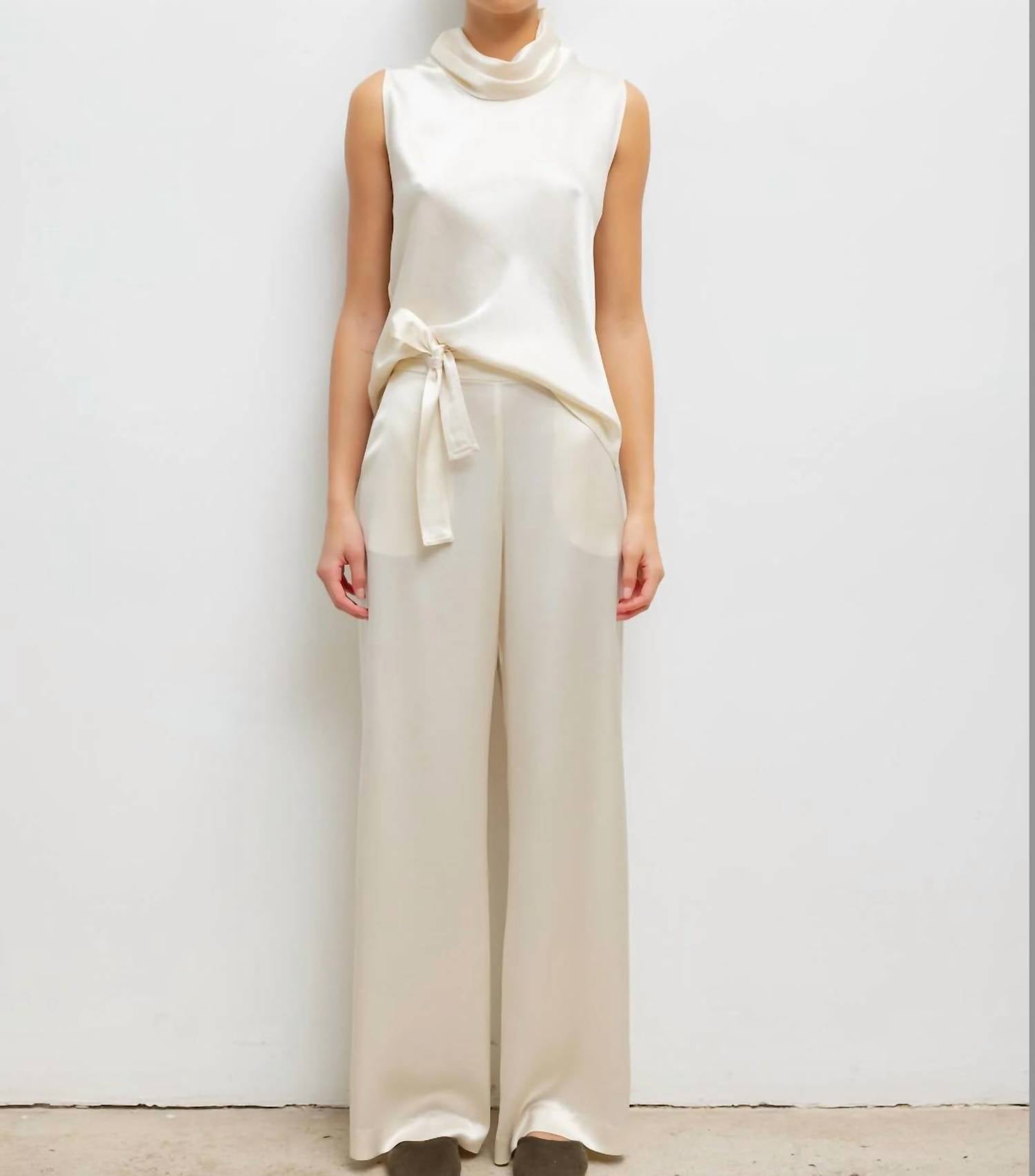 Leset - Barb Sleeveless Cowl Neck Top