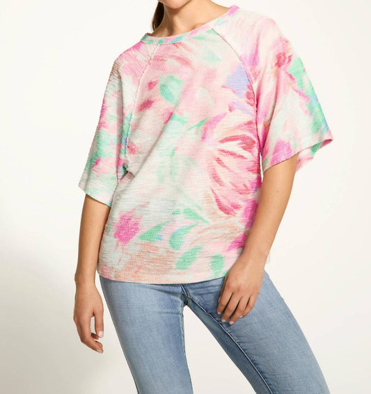 Fdj - Printed 3/4 Sleeves Top