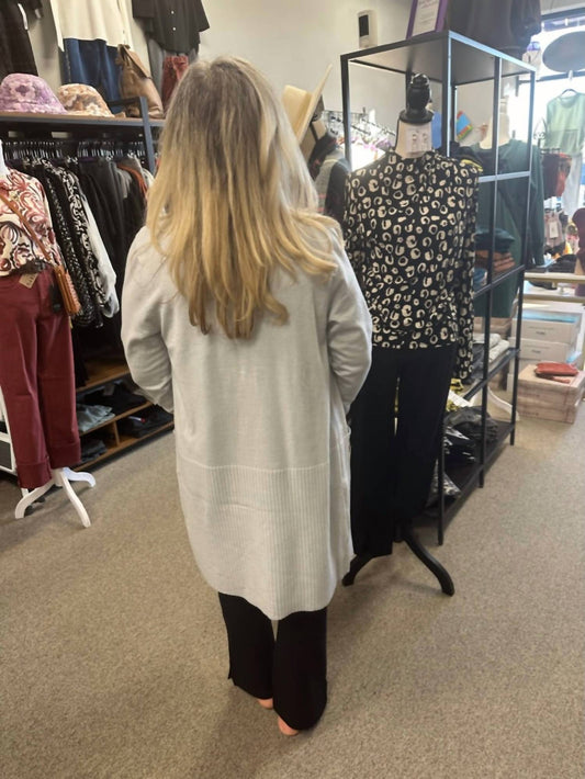 Lulu-B - 2 Pocket Long Cardigan