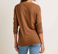 Toad&Co - Primo Long Sleeve Embroidered Crewneck Top
