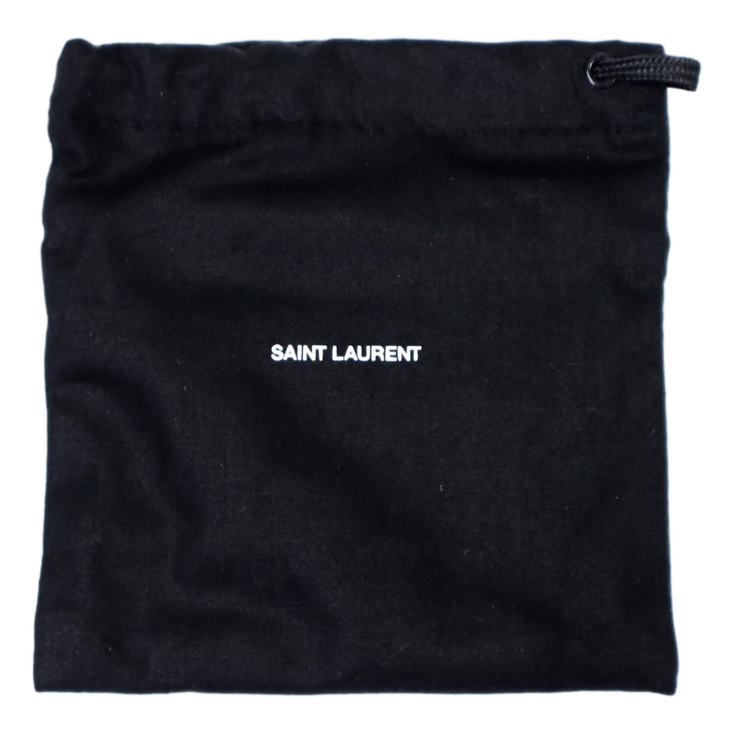 Saint Laurent - Women's Le Carre Croc Embossed Leather Double Wrap Bracelet