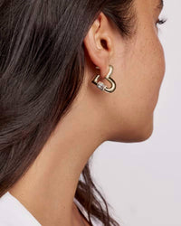Kendra Scott - Women's Emery Heart Hoop Earrings