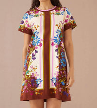 Alivia Charli Dress in prairie floral cinnamon - women's dress