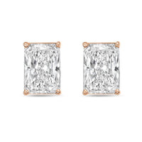 Diana M Jewels - Women's Radiant Lab-Grown Diamond Stud Earrings (7.00 TCW) - Elegant
