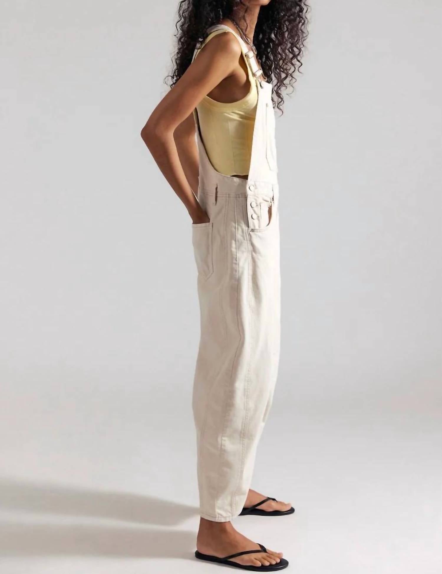 Free People - Good Luck Barrel Overalls