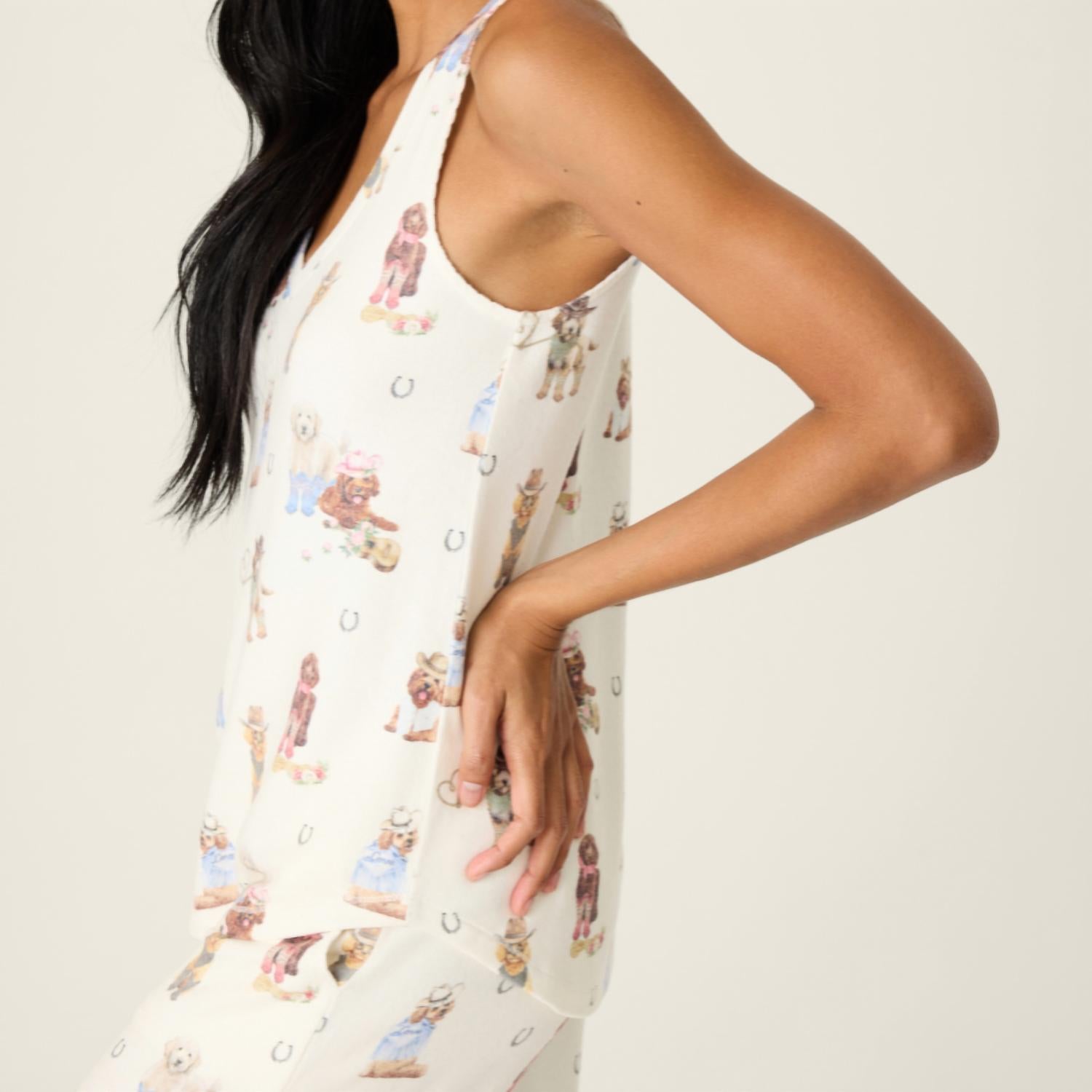 Pj Salvage - Ruff On The Range Pajama Tank Top
