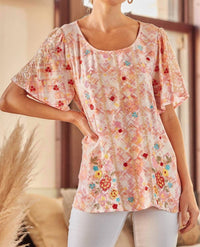 Andree By Unit - Floral Embroidered Top