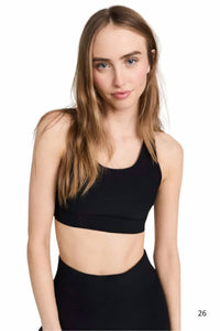 Bandier - Rib Front Row Bra