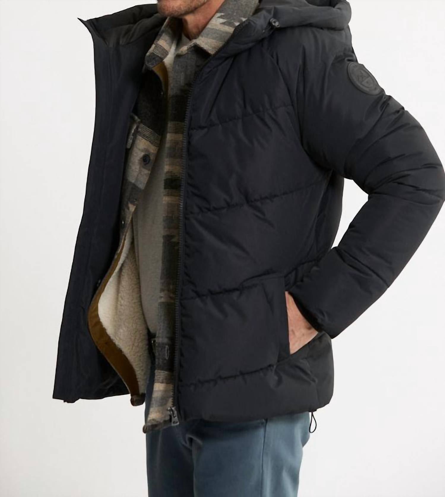 Jachs New York - Long Sleeve Quilted Hooded Puffer Jacket