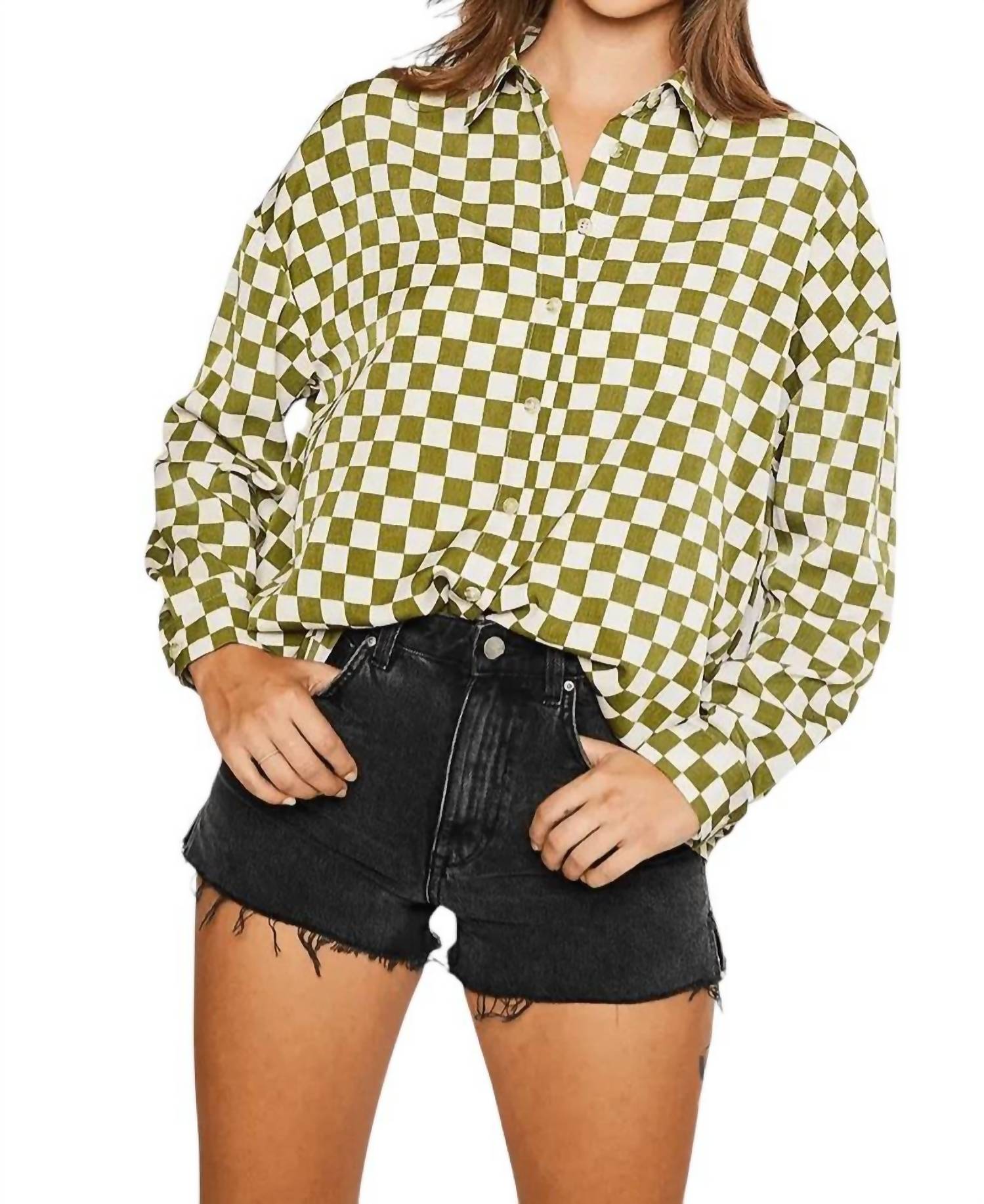 Pretty Garbage - Fiorella Checkered Blouse