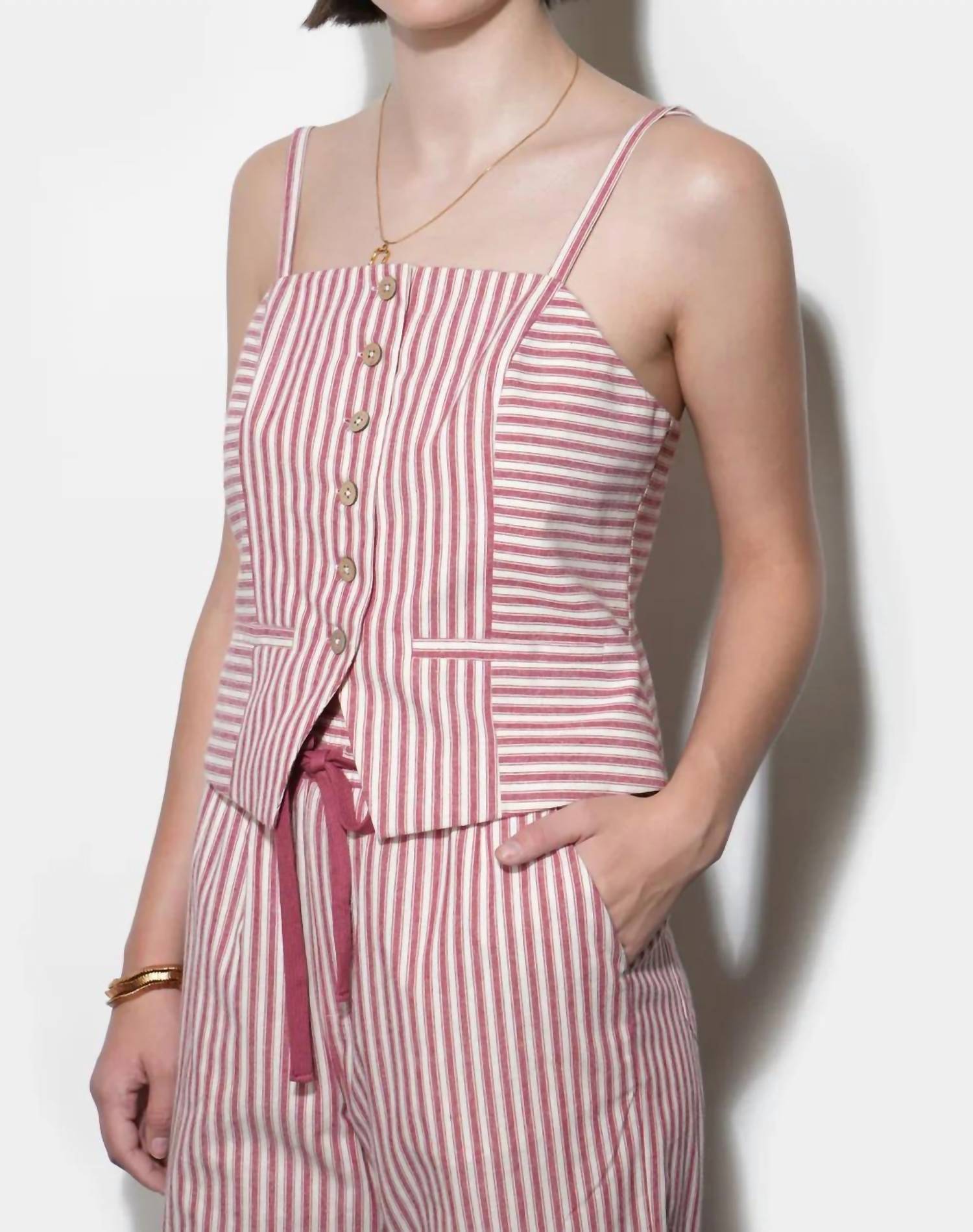 Greylin - Audrey Square Neck Vest Top
