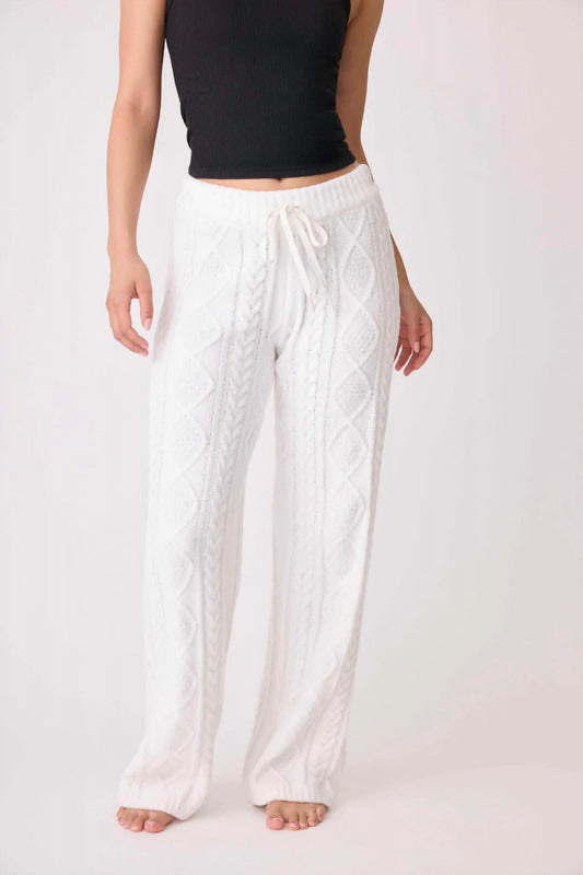 Pj Salvage - Chenille Cable Lounge Pants