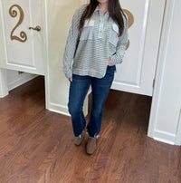 Anniewear - Serene Striped Long Sleeve Top
