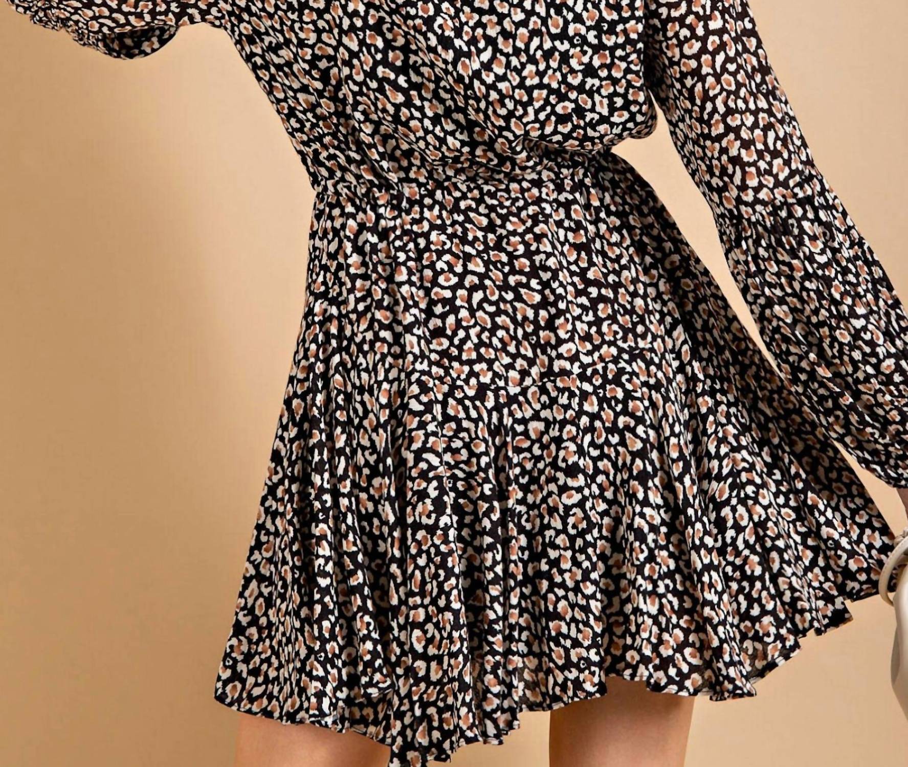 Kori - Knee Length Chiffon Dress