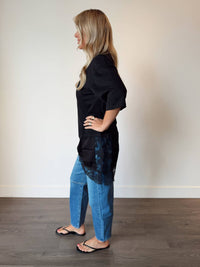 Mccolin - Rio Asymmetrical Lace Tee