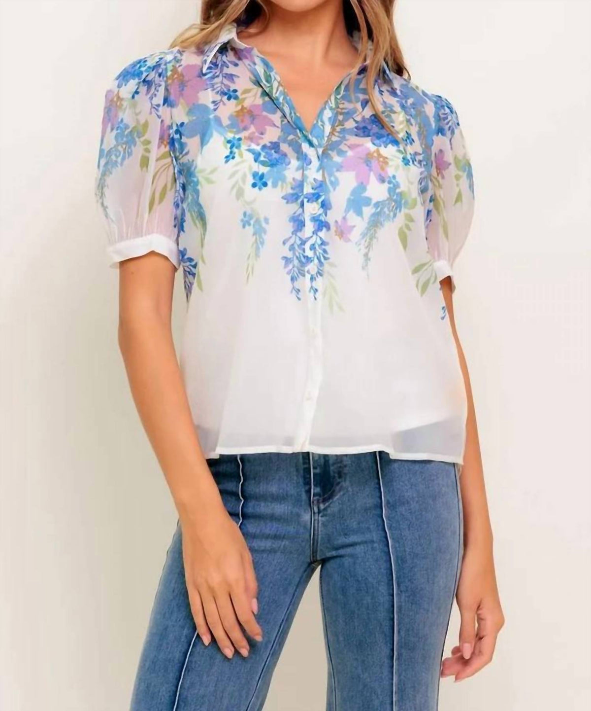 Flying Tomato - She's A Breeze Blouse
