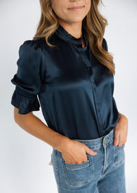 Go By Go Silk - Luxe Flea Market Elbow Sleeve Blouse