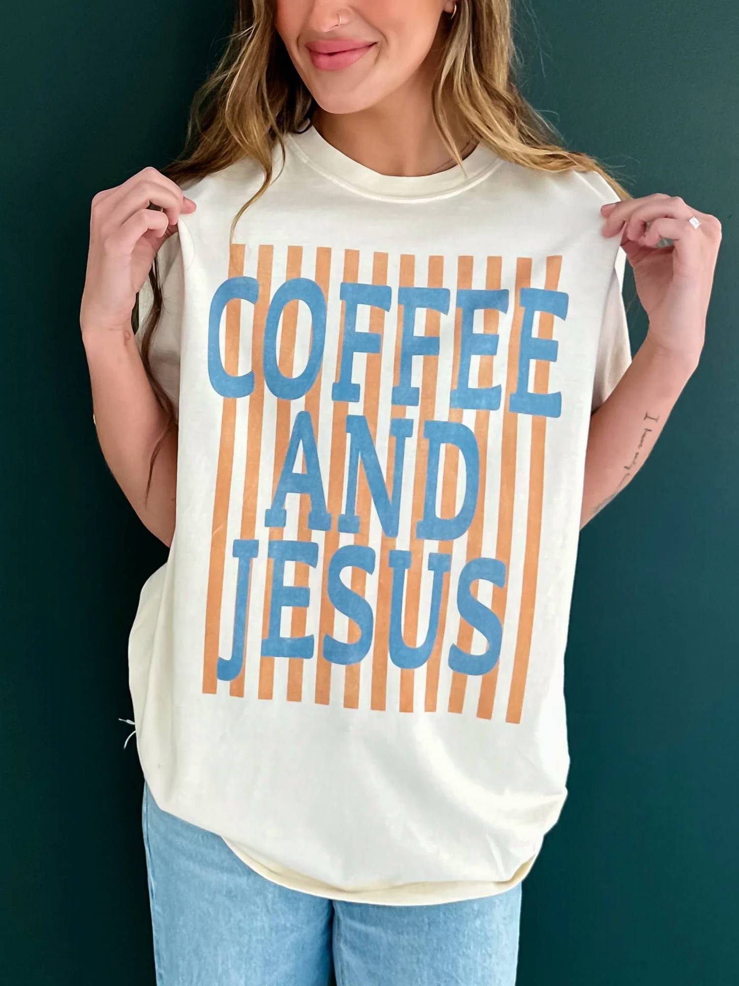 Worthy Wear - Women's Coffee And Jesus Top