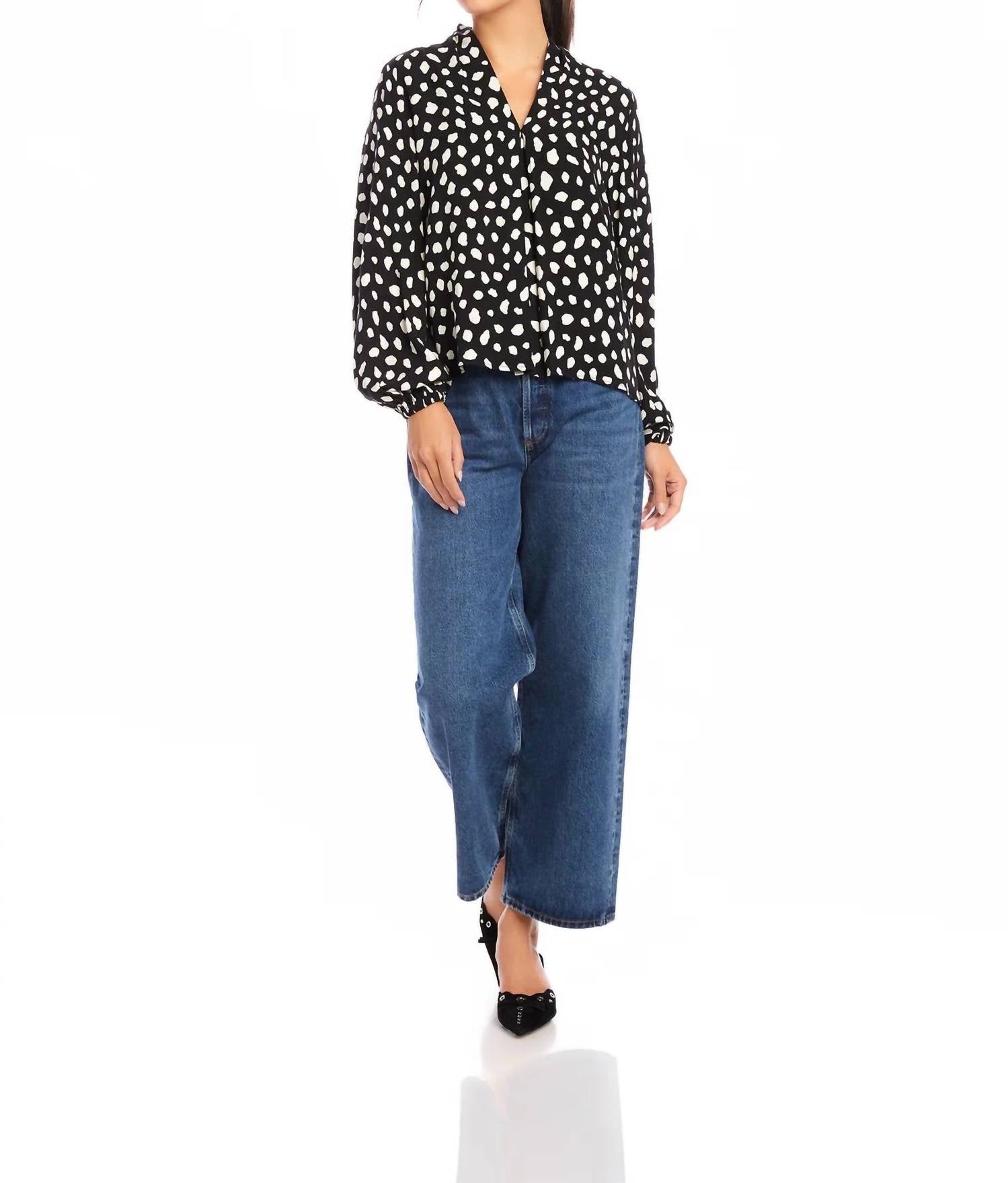 Fifteen Twenty - Kiera Blouson Sleeve Top