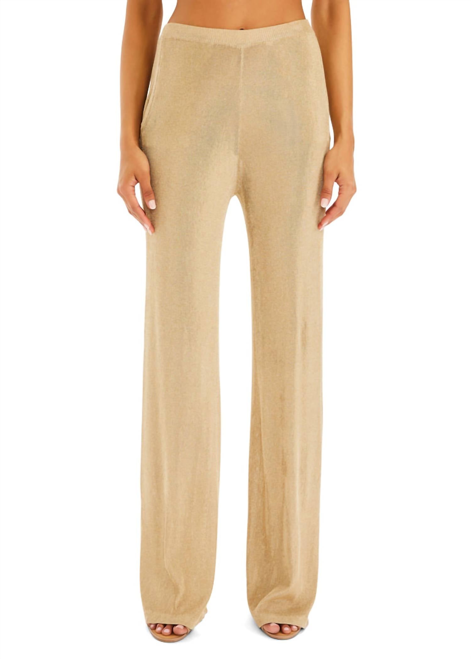 Ser.O.Ya - Sheldon Metallic Knit Pant