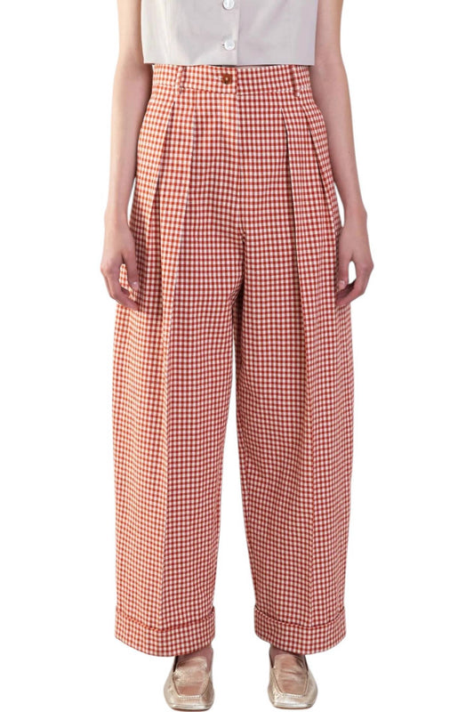 Alysi - Pleated Trouser Pants