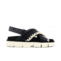 Mou - Women's Bio Criss-cross Leather Sandals