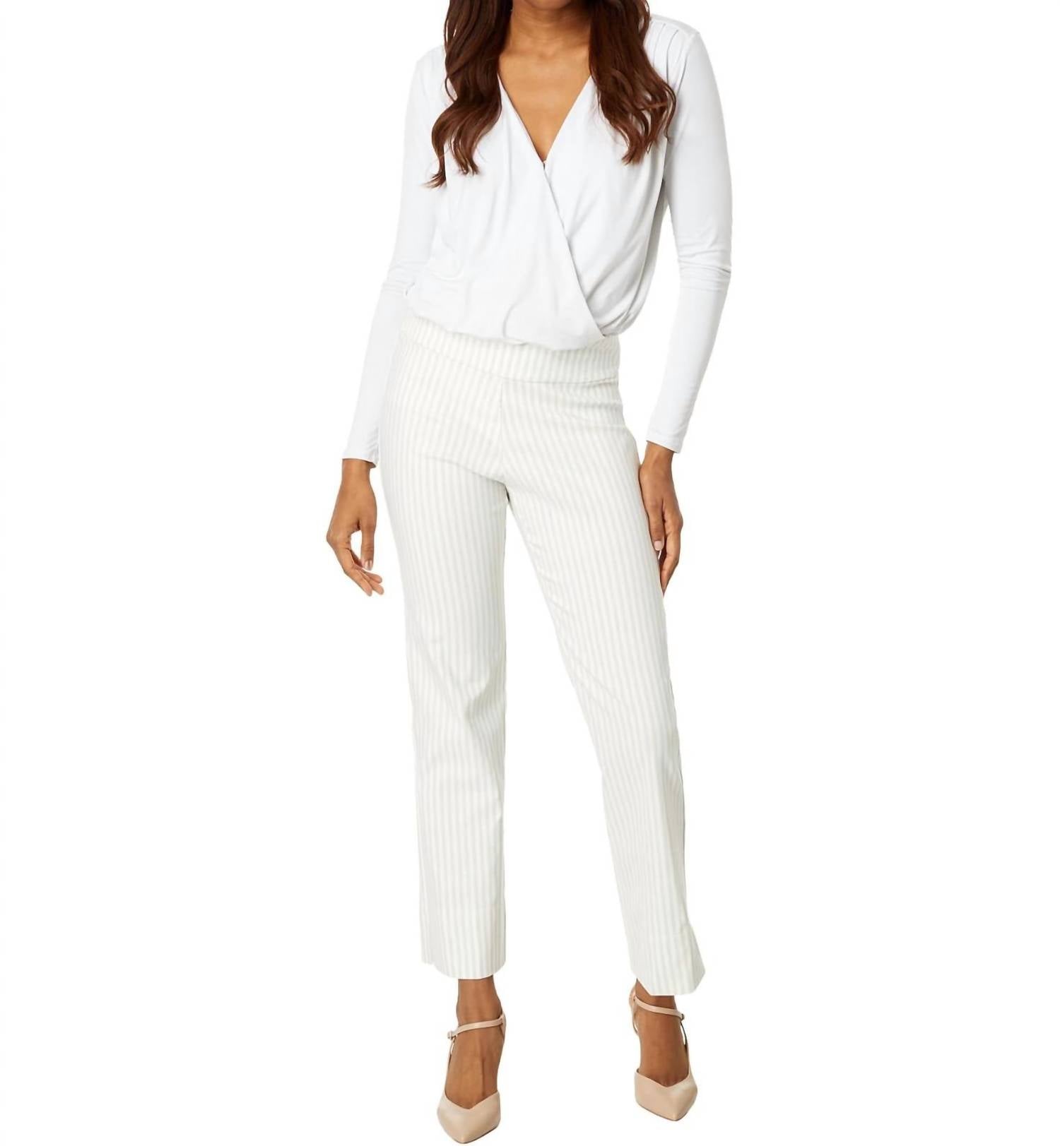 Krazy Larry - Stretch Linen Wide Ankle Pants