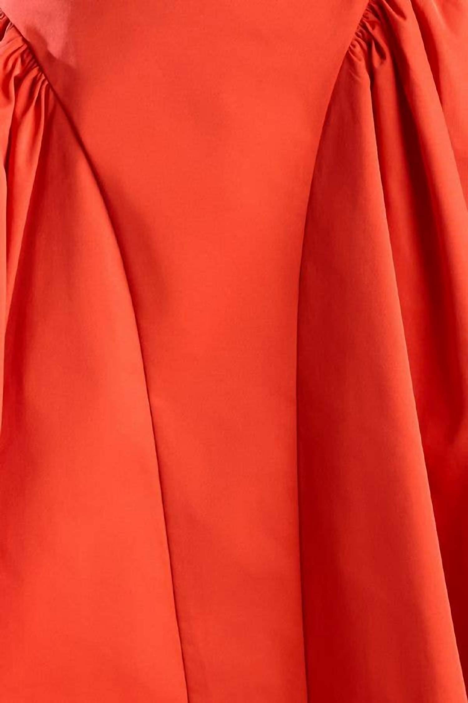 Flying Tomato - Women's Solid Woven Full Midi Skirt