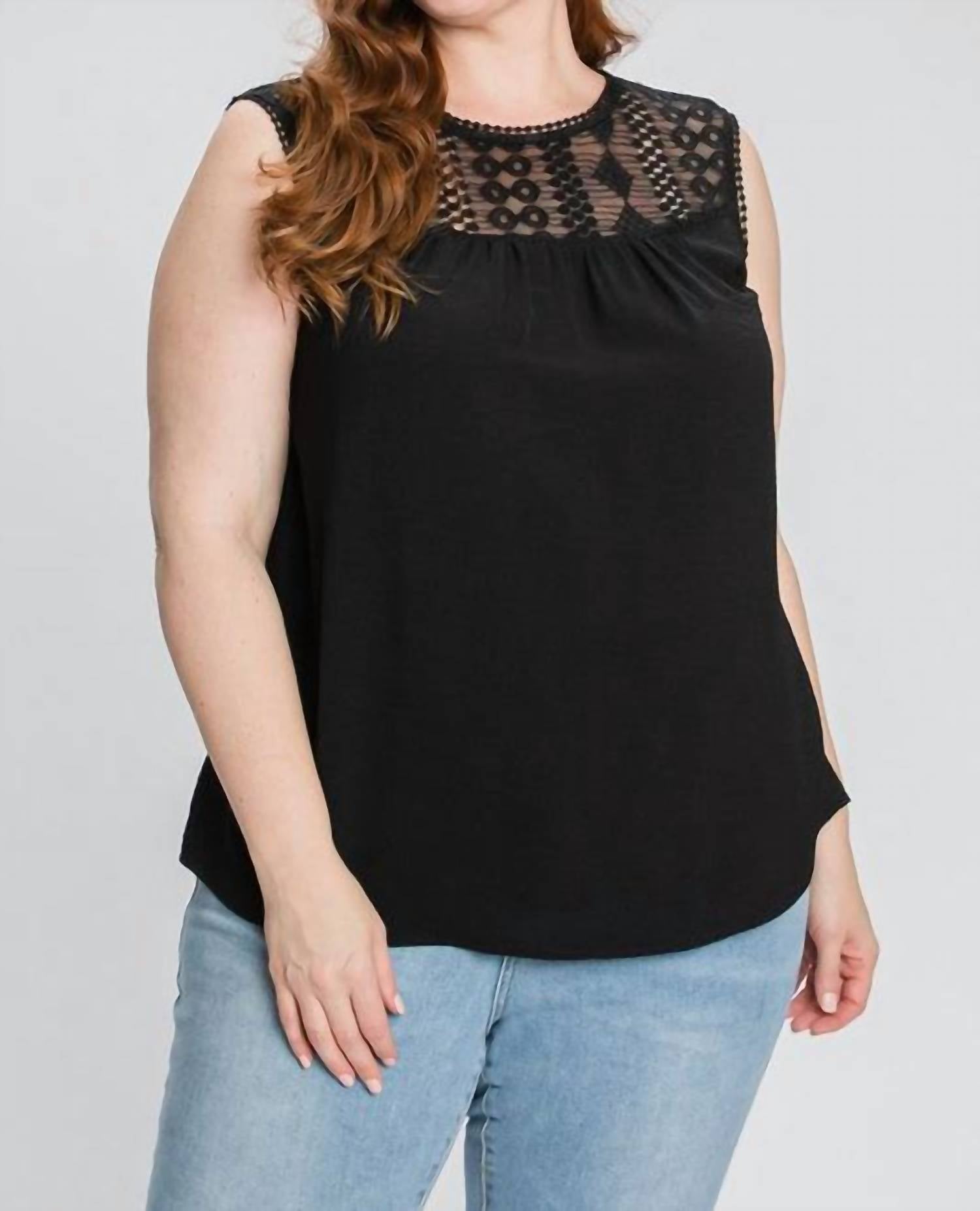 Hailey & Co - Sleeveless Laced Top