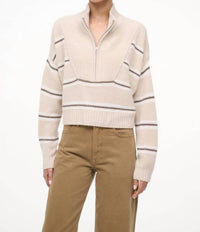 Staud - Cropped Hampton Cashmere Sweater