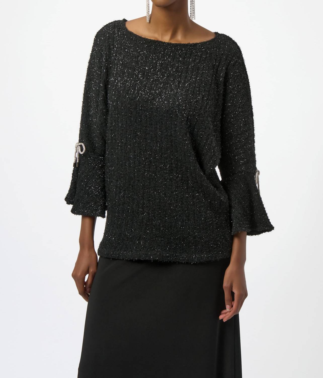 Joseph Ribkoff - Embellished Relaxed Fit Pullover Top