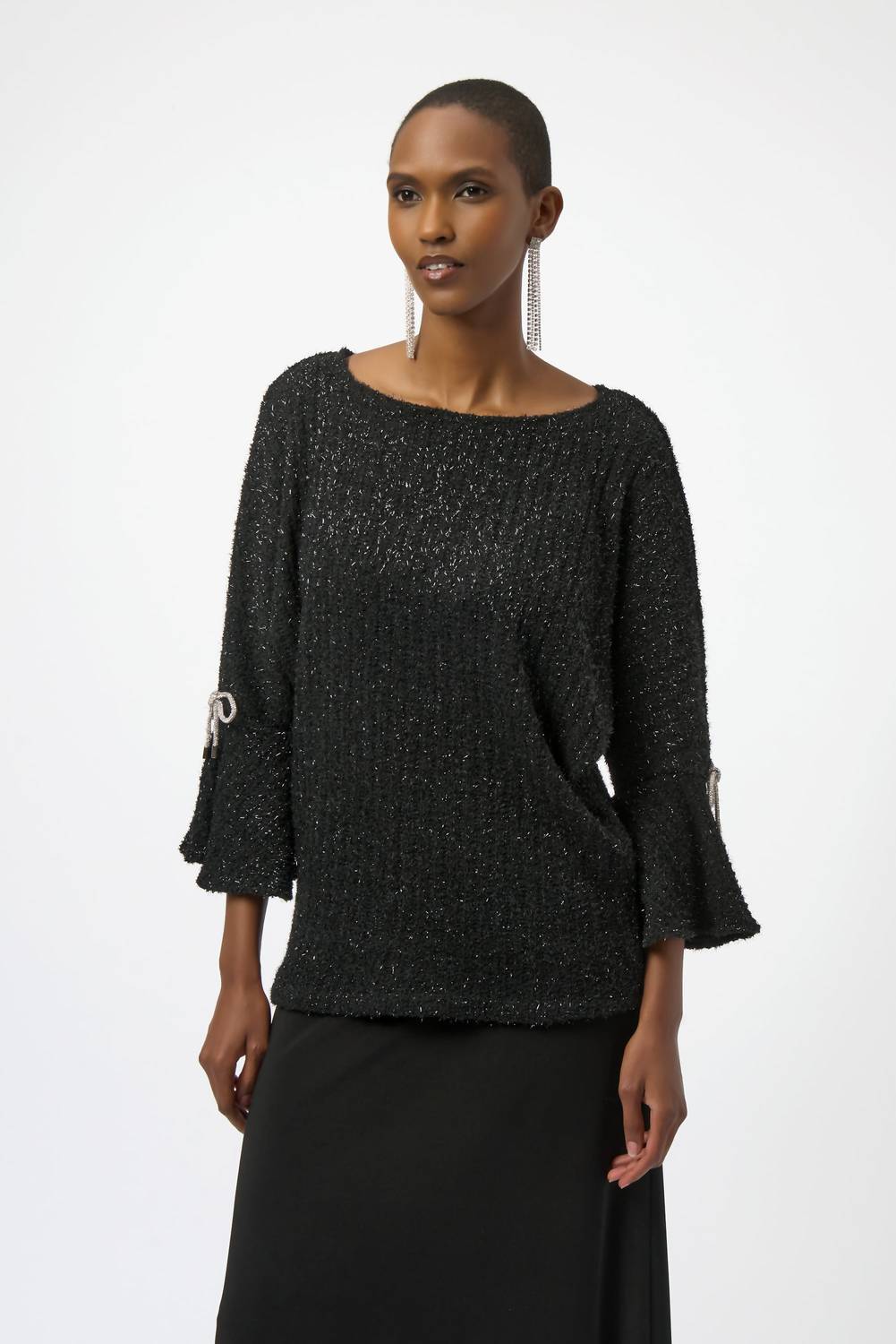 Joseph Ribkoff - Embellished Relaxed Fit Pullover Top