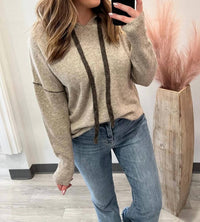 Staccato - Mushroom Sweater With Hoodie