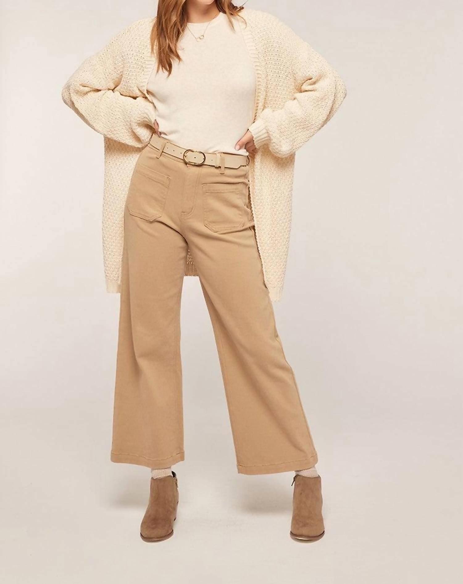 Tea N Rose - Chunky Long Oversized Cardigan