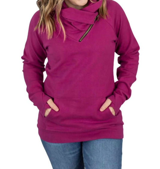 Michelle Mae - Classic Zoey ZipCowl Sweatshirt