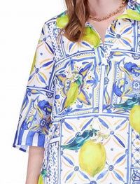 Jade - Lemon Tiles Dress