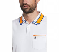 Original Penguin - Organic Stripe Cotton Polo Shirt