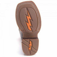Old West Kids Square-toe Cowboy Boots in black - kids' boots - alternate view