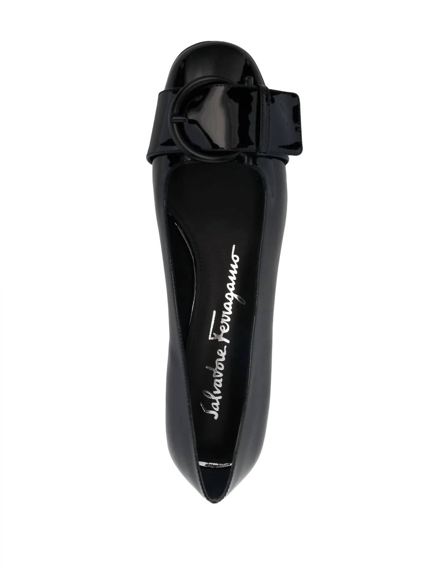 Salvatore Ferragamo - Women's Buckle-detail Ballerina Pumps