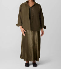 Eileen Fisher - Stand Collar Jacket