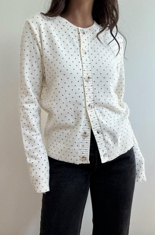 Et Clet - Dainty Knit Dot Cardigan