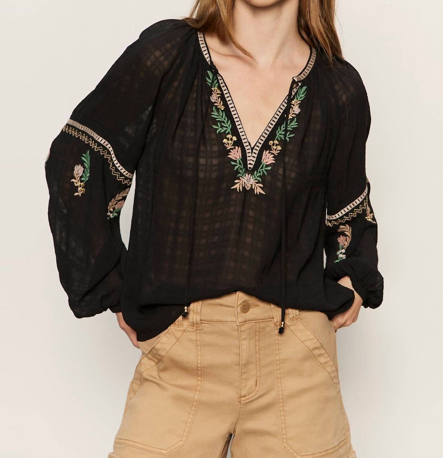 Sanctuary - Raye embroidered blouse