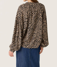 Soaked In Luxury - Naya Casual Fit Long Sleeve Blouse
