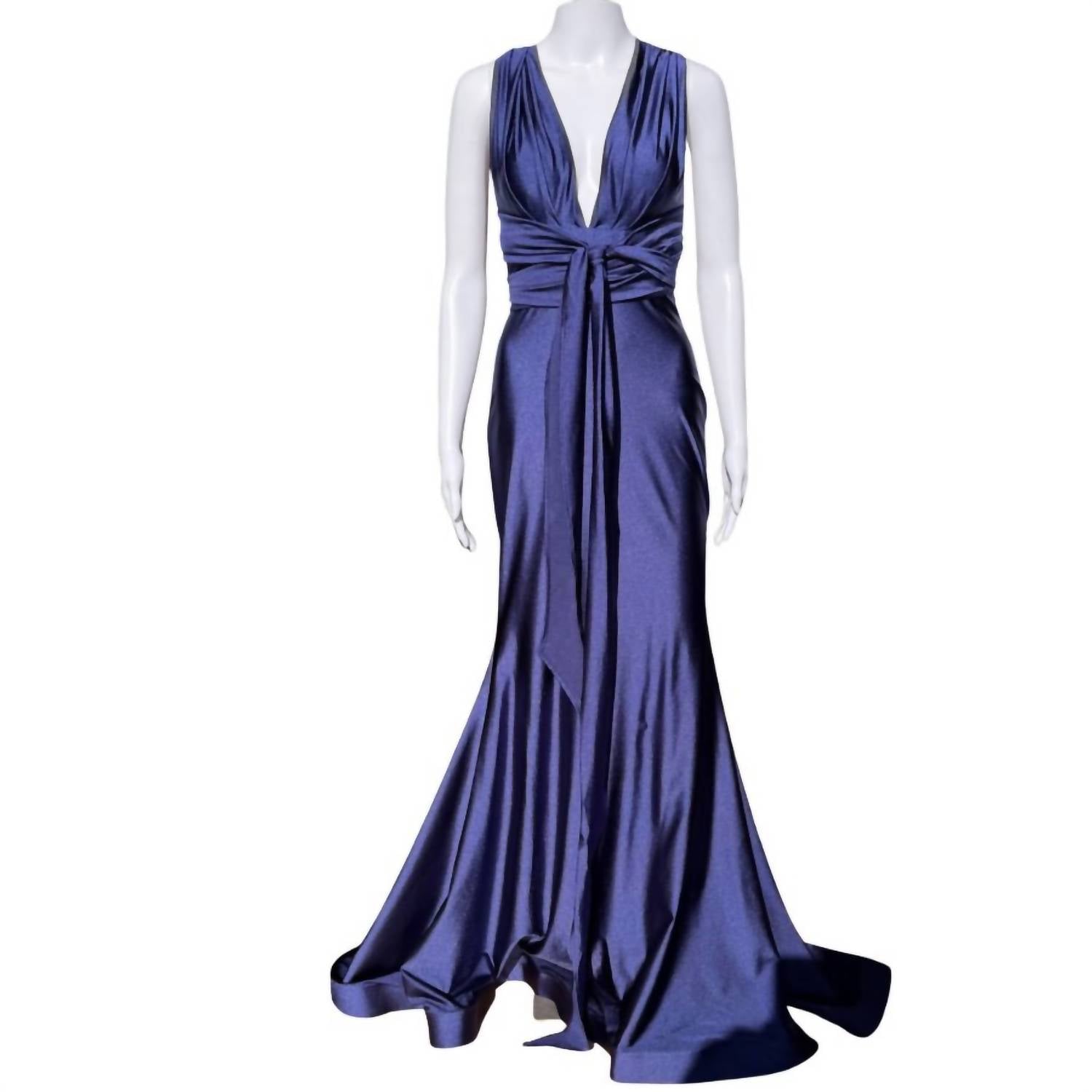 Jessica Angel - Women's Cross Back Maxi Gown