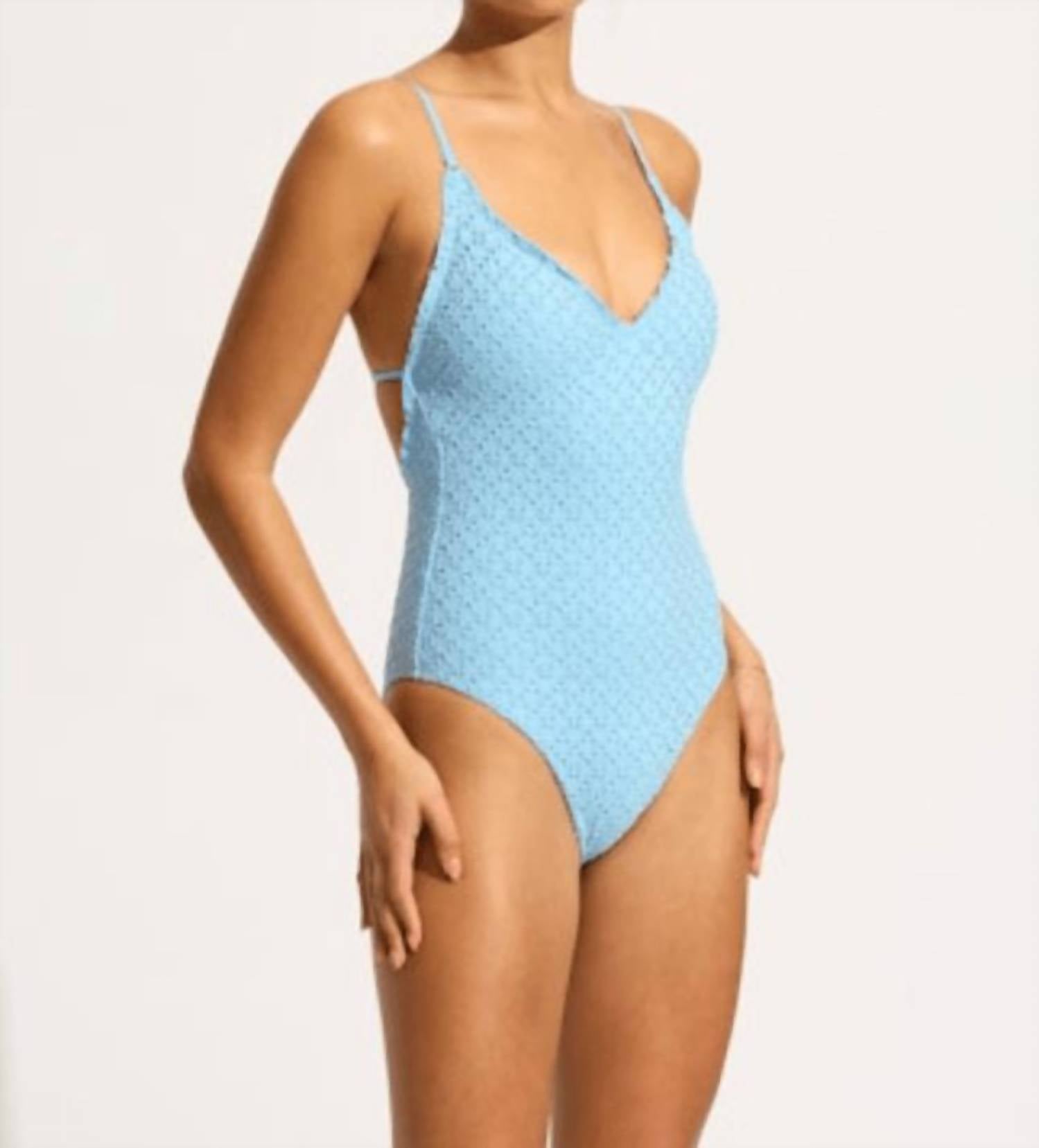 Seafolly - Daydreamer V-neck One Piece Swimsuit