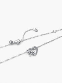 Pandora - Entwined Heart & Butterfly Pendant Necklace