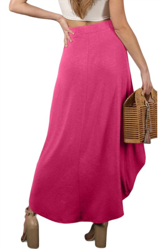 Ninexis - Hi-Low Open Front Maxi Skirt