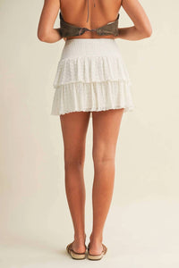 Mustard Seed - Juniper Tiered Lace Mini Skirt