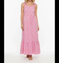Ichi - Felica Tie Strap Midi Dress