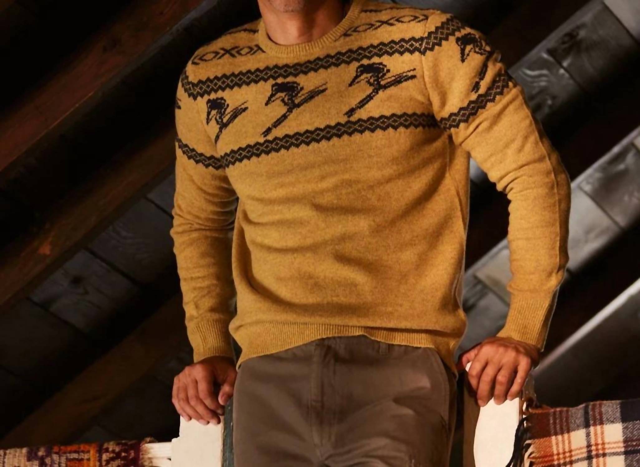 Grayers - Retro Ski Crew Neck Sweater